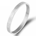 Bratara Brooks Roman Silver Bangle