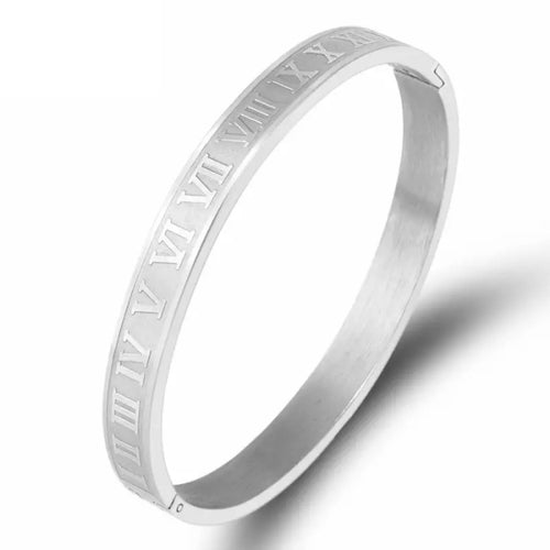 Bratara Brooks Roman Silver Bangle