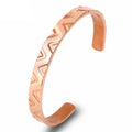 Bratara Brooks Rose Gold Gothic Bangle