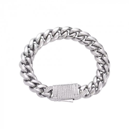 Bratara Brooks Silver Cuban Woman