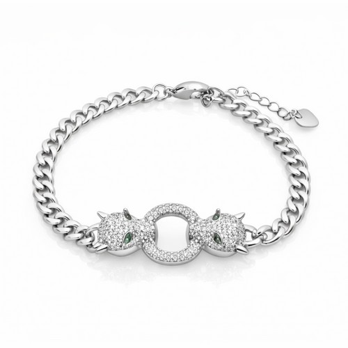 Bratara Brooks Silver Gatopardo