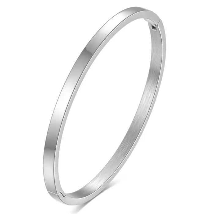 Bratara Brooks Silver Slim Bangle