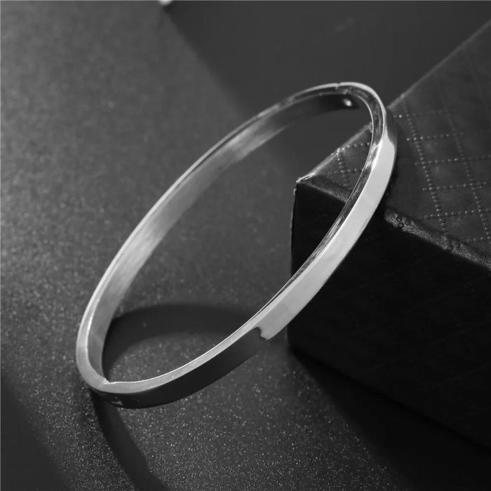 Bratara Brooks Silver Slim Bangle
