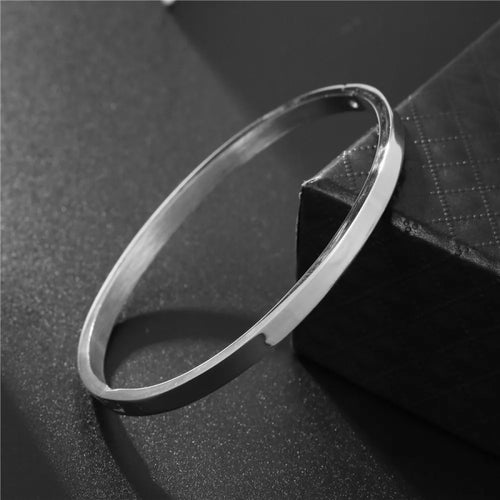 Bratara Brooks Silver Slim Bangle