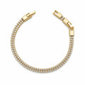 Bratara Brooks Tennis Double Row Zirconia 4 MM / 19.5 CM