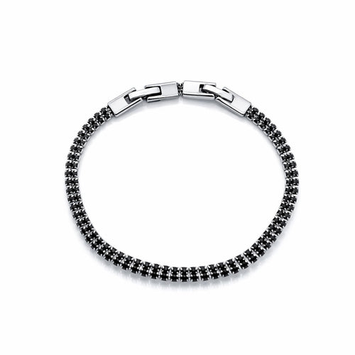 Bratara Brooks Tennis Double Row Zirconia 4 MM