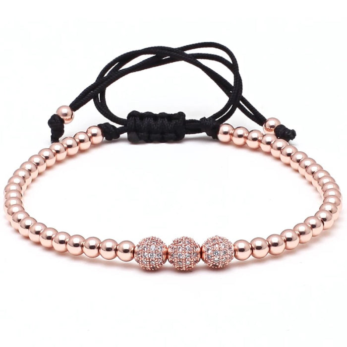 Bratara Brooks Women Moon Zirconia GOLD