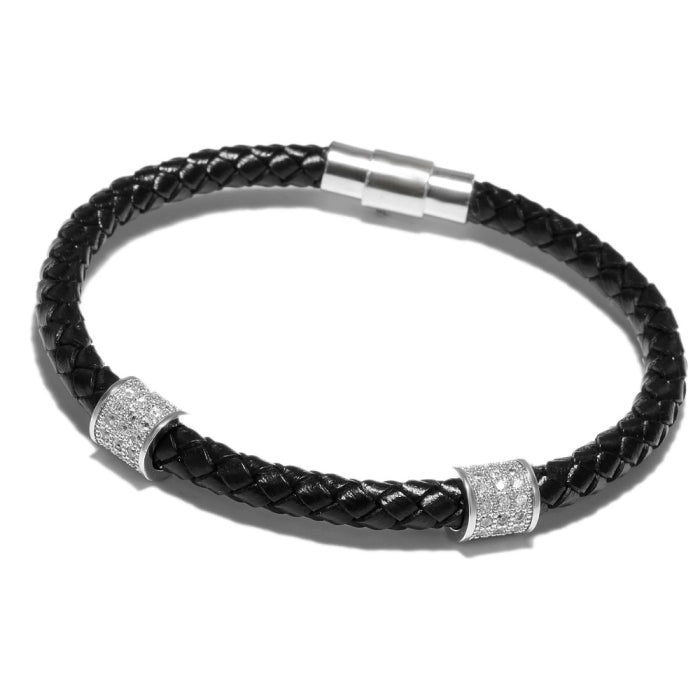 Bratara Dama Brooks Silver White Zircon