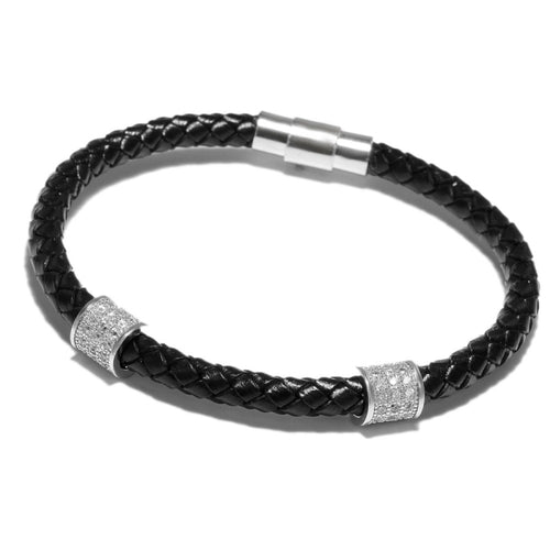 Bratara Dama Brooks Silver White Zircon