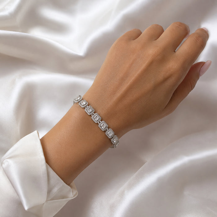 Bratara Dama Cubic Clear Diamonds 10 MM
