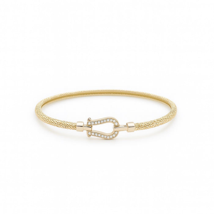 Bratara Dama Gold Anchor Diamonds