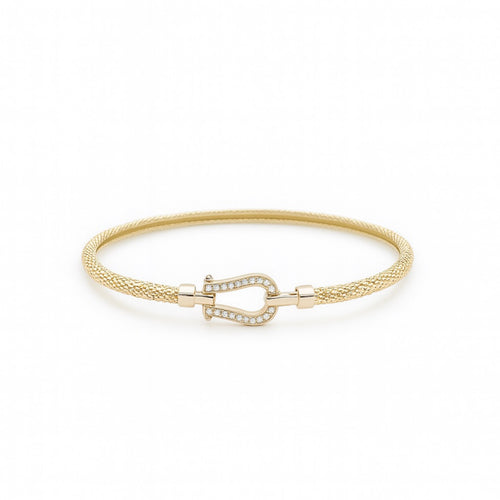 Bratara Dama Gold Anchor Diamonds