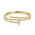 Bratara Dama Gold Clou Double Diamond