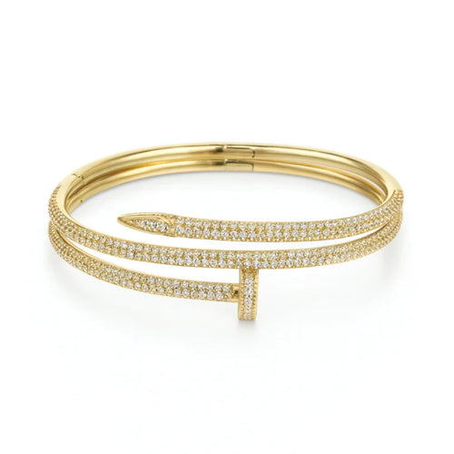 Bratara Dama Gold Clou Double Diamond
