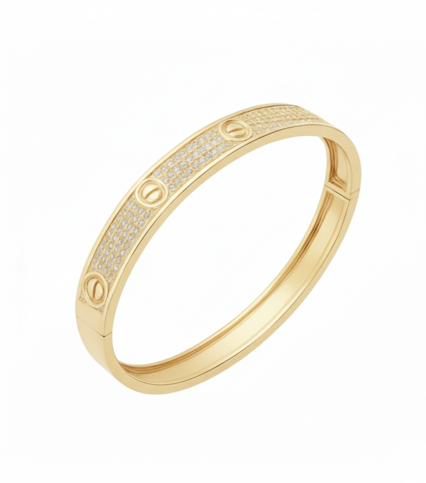 Bratara Dama Gold Full Diamonds
