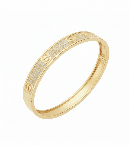 Bratara Dama Gold Full Diamonds