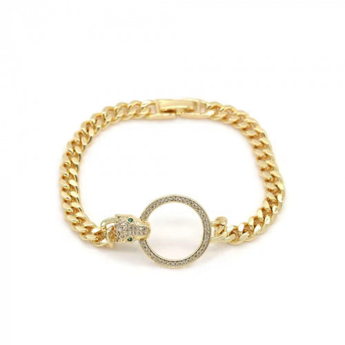 Bratara Dama Gold Gatopardo Diamond Ring