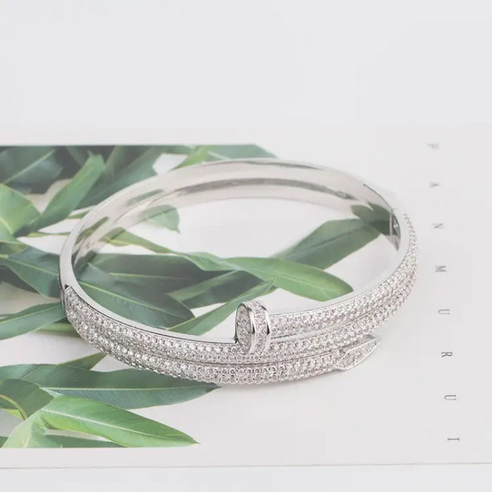 Bratara Dama Silver Clou Double Diamond