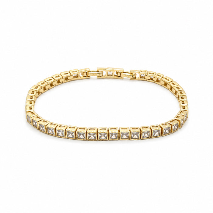 Bratara Tennis Gold 14K - 4 MM / 19 CM
