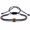 Bratara Brooks GoldBlack Charms
