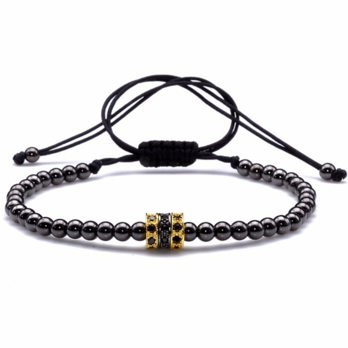 Bratara Brooks GoldBlack Charms