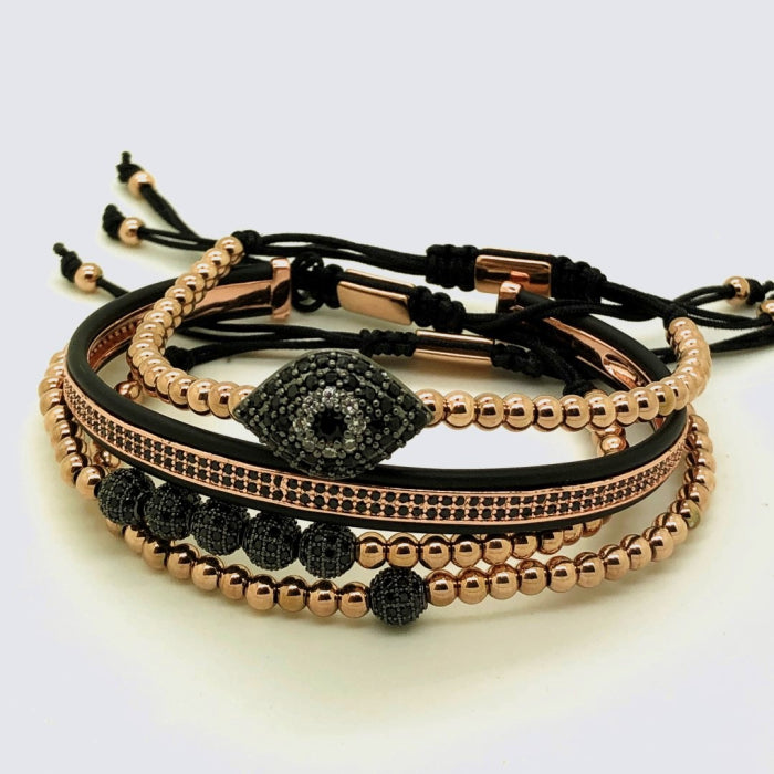Brooks Luxury Set 4 Rose Gold Jewels