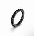 Inel Barbati Tennis 2.5 MM Black