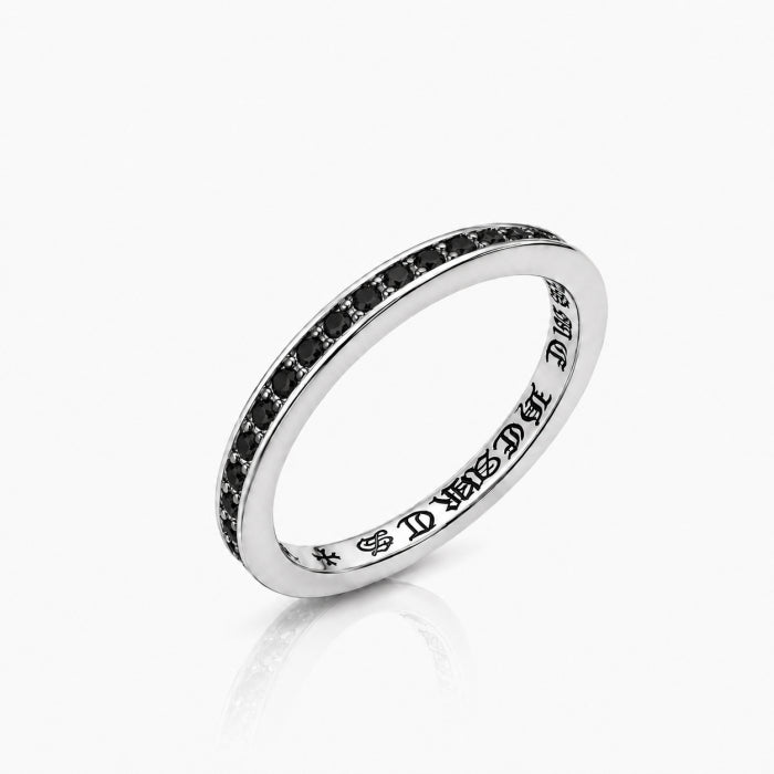 Inel Barbati Tennis Chrome Hearts Design Black