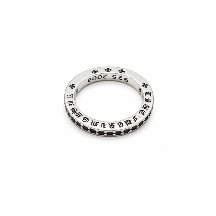 Inel Barbati Tennis Chrome Hearts Design Black