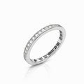 Inel Barbati Tennis Chrome Hearts Design White Diamonds