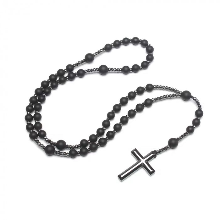Lant Brooks Black Stone Rosary