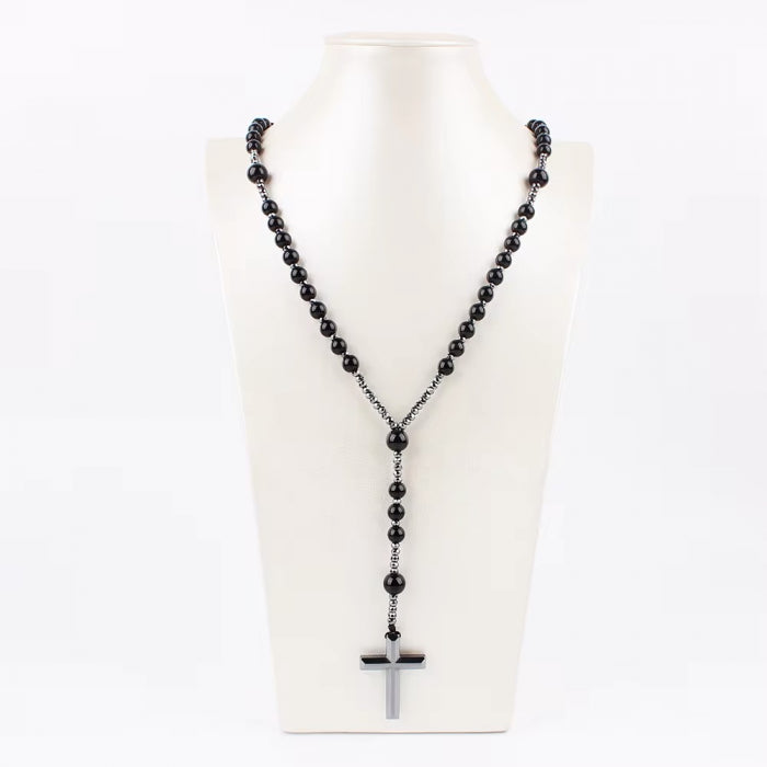 Lant Brooks Black Stone Rosary