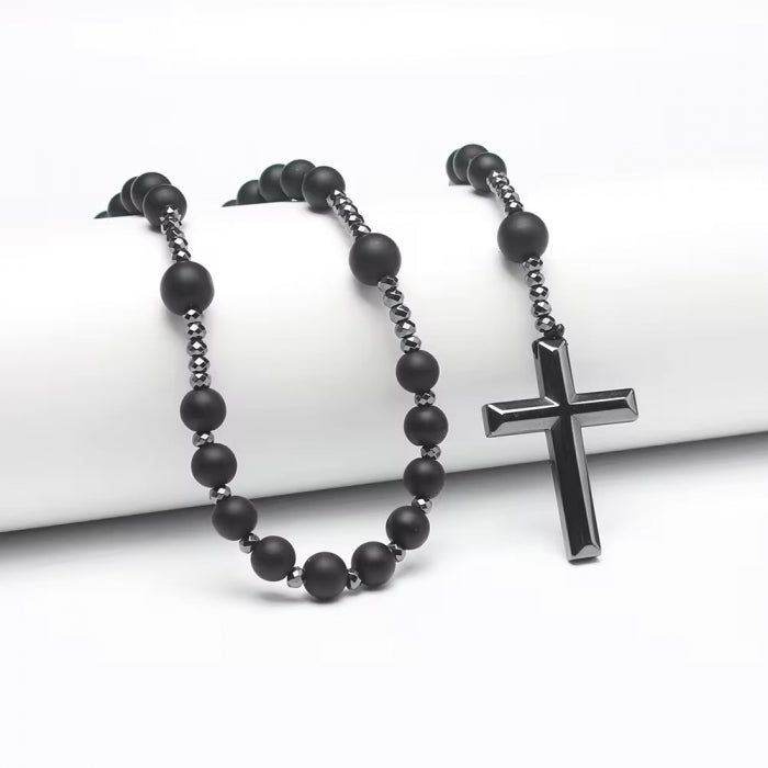 Lant Brooks Black Stone Rosary