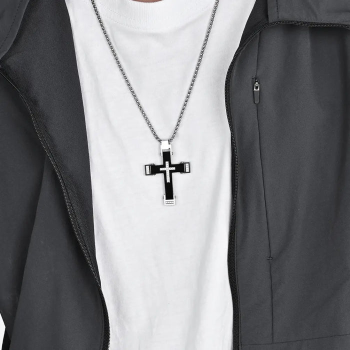 Lant Brooks Contemporan Cross Diamonds
