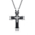 Lant Brooks Contemporan Cross Diamonds
