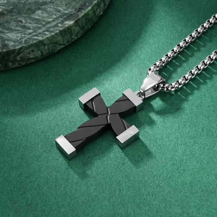 Lant Brooks Exquisite Spyral Cross Abstrack