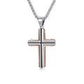 Lant Brooks Exquisite Cross Rose Gold Fusion