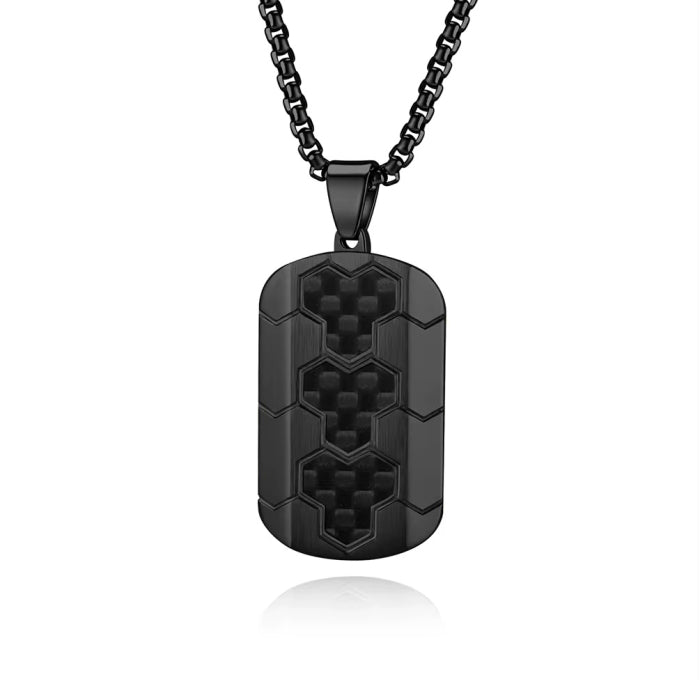 Lant Brooks Exquisite Full Black Abstract Tag