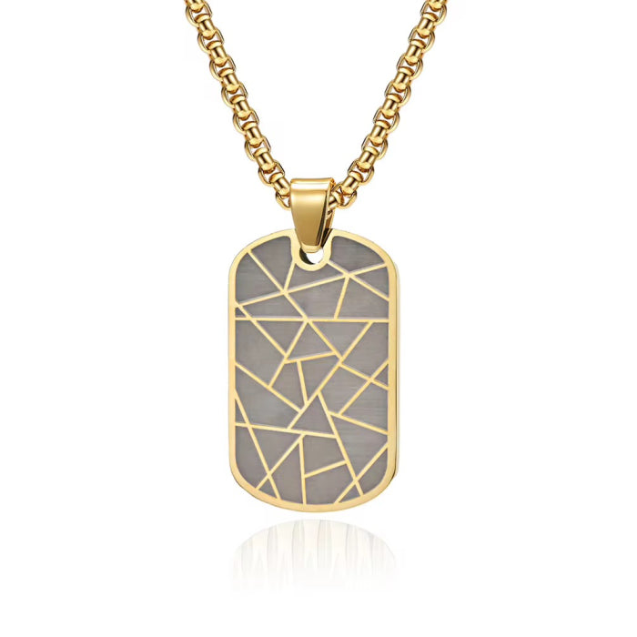 Lant Brooks Exquisite Gold Abstract Tag