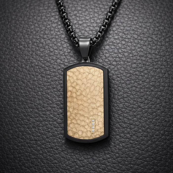 Lant Brooks Exquisite GoldBlack Abstrakt Tag