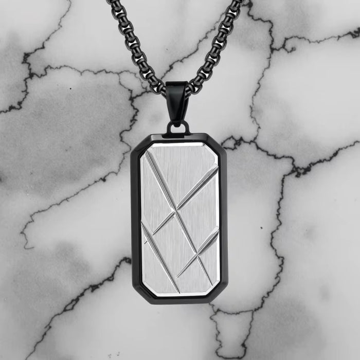 Lant Brooks Exquisite Tag Silver Cut