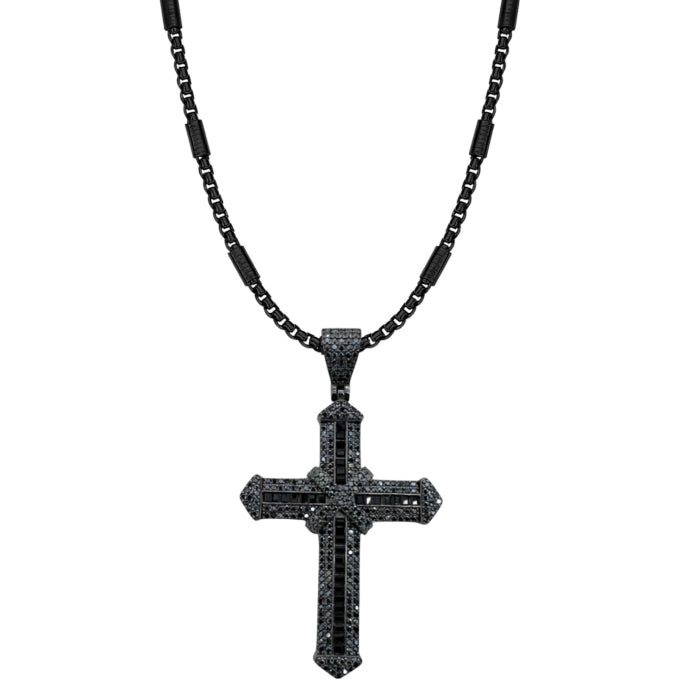 Lant Brooks Full Black Cruce Argint
