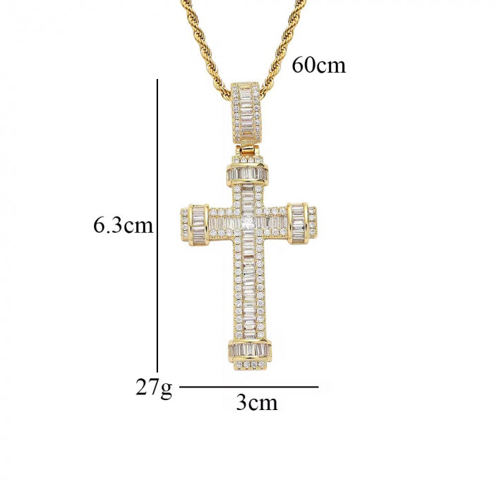 Lant Brooks Gold Cantierre Diamonds Cross