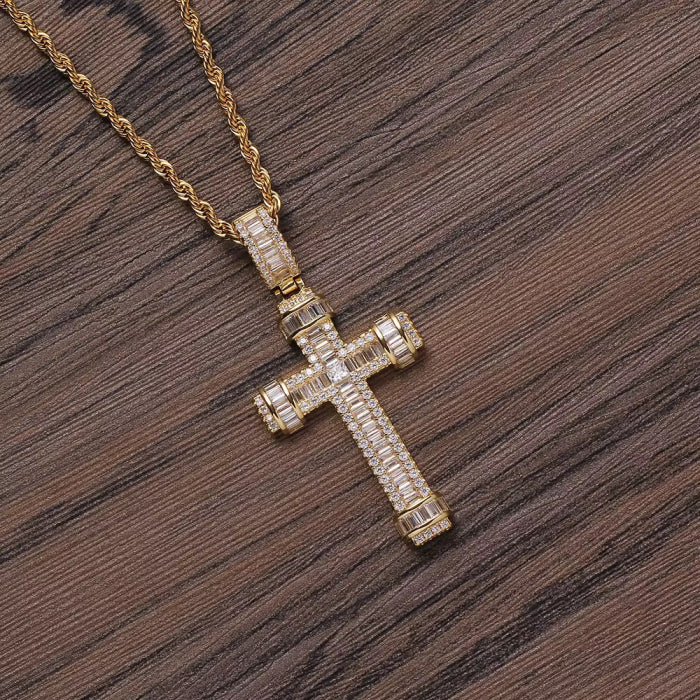 Lant Brooks Gold Cantierre Diamonds Cross
