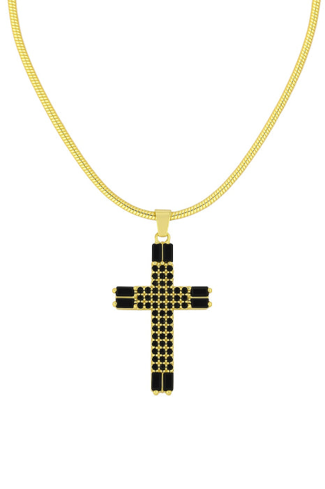 Lant Brooks Gold Cross Unisex 55 CM