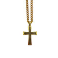 Lant Brooks Gold Diamonds Cross