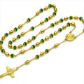 Lant Brooks Gold Green New Rosary