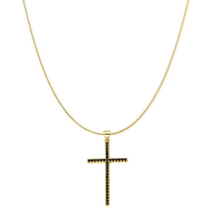 Lant Brooks Gold Snake Tennis Cross