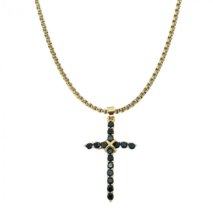 Lant Brooks Gold Tennis Cross