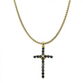 Lant Brooks Gold Tennis Cross